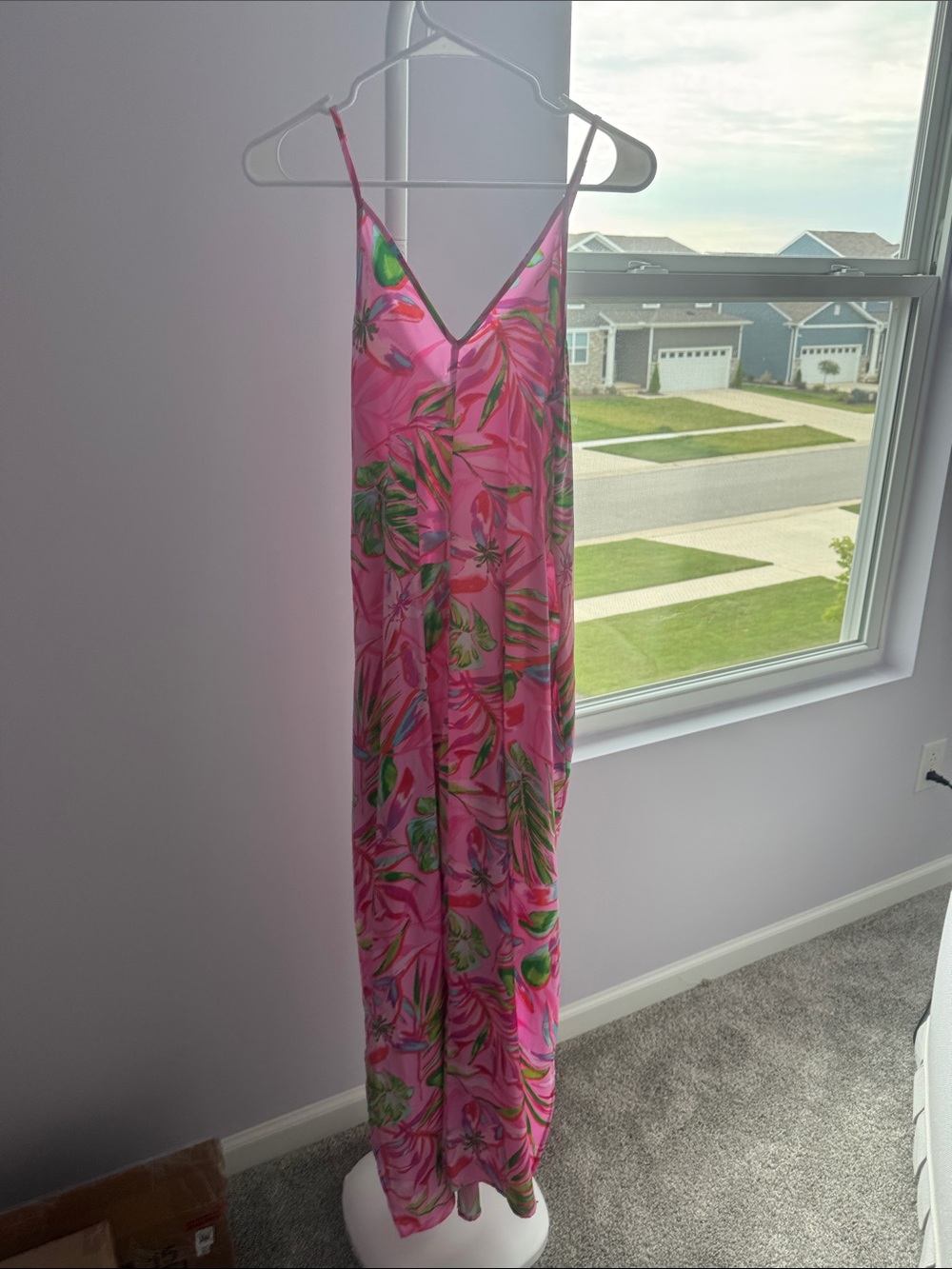 Van winkle & co floral maxi dress
